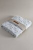 Picture of Koza Home Sitra Gray Double Tasseled Bedspread 230x250 2 Pillow 50x70 5033 230 x 250