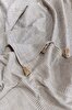 Picture of Koza Home Assos Beige Stone Wash Double Bedspread 230x250 5036 230 x 250