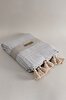 Picture of Koza Home Assos Beige Stone Wash Double Bedspread 230x250 5036 230 x 250