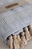 Picture of Koza Home Assos Gray Stone Wash Double Bedspread 230x250 5037 230 x 250