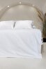 Picture of Koza Home Dave Ivory Mother of Pearl Buttoned Double Duvet Cover Set 200x220 4 Pillows 5043 200 x 220