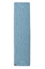 Picture of Koza Home Cesta Handmade Knitted Turquoise Cornered Runner 37x136 4004 37 x 136