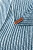 Picture of Koza Home Cesta Handmade Knitted Turquoise Cornered Runner 37x136 4004 37 x 136