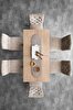 Picture of Koza Home Cesta Handmade Knitted Natural Runner 37x136 4008 37 x 136