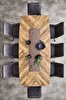 Picture of Koza Home Cesta Handmade Knitted Purple Corner Runner 37x136 4025 37 x 136