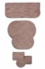 Picture of Koza Home Cesta Handmade Knitted Purple Corner Runner 37x136 4025 37 x 136