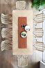 Picture of Koza Home Cesta Handmade Knitted Tile Angled Runner 37x136 4032 37 x 136