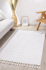 Picture of Koza Carpet Malta Scandinavian Cream Carpet Living Room Bedroom Hallway Kitchen Machine Carpet 33410A 60 x 100