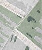 Picture of  Duo Cream Green Double Sided Washable Woven Rug 24245A 60 x 100