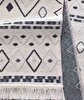 Picture of  Duo Cream Gray Double Sided Washable Woven Rug 24247A 60 x 100
