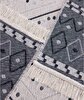 Picture of  Duo Cream Gray Double Sided Washable Woven Rug 24247A 60 x 100