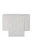 Picture of Koza Home Medea Cream 2-Piece Cotton Bath Mat Set 60x100 60x50 8594 60 x 100-60 x 50
