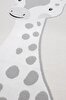 Picture of Koza Carpet Sparkle Cream Gray Giraffe Figured Animal Figured Children's Room Carpet Baby Carpet 133x190 33445A 133 x 190