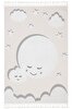 Picture of Koza Carpet Sparkle Cream Gray Mother Child Cloud Figured Children's Room Carpet 133x190 33446A 133 x 190