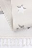 Picture of Koza Carpet Sparkle Cream Gray Mother Child Cloud Figured Children's Room Carpet 133x190 33446A 133 x 190