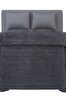 Picture of Koza Home Koza Lun Gray Bedspread Set Double 9083 230 x 240 230 x 240
