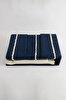 Picture of Koza Home Boho Fringed Blue Duvet Cover Set Double 200 x 220 7031A 200 x 220