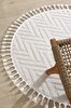 Picture of Koza Carpet Malta Scandinavian Cream Carpet Living Room Bedroom Hallway Kitchen Machine Rug 33058 80 x 80