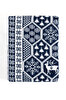 Picture of Koza Home Destino Blue New Year Christmas Patterned Tv Blanket 130x170 2022 130 x 170