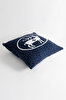 Picture of Koza Home Destino Blue New Year Christmas Deer Patterned Square Cushion Cover 45x45 2027 45 x 45