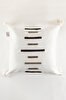 Picture of Koza Home Craft Multi Stripe Patterned Tassel Bead Fiber Filled Cushion 43 x 43 35300A 43 x 43