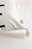 Picture of Koza Home Craft Multi Stripe Patterned Tassel Bead Fiber Filled Cushion 43 x 43 35300A 43 x 43