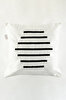 Picture of Koza Home Craft Black Stripe Patterned Beaded Fiber Filled Cushion 43 x 43 35306A 43 x 43