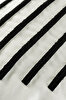 Picture of Koza Home Craft Black Stripe Patterned Beaded Fiber Filled Cushion 43 x 43 35306A 43 x 43