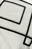 Picture of Koza Home Craft Black Diamond Slice Patterned Beaded Fiber Filled Cushion 43 x 43 35307A 43 x 43