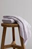 Picture of Koza Home Ivory Lilac Border Micro Fiber 100% Cotton 2-Piece Bath Towel Set 50 X 90 - 70 X 140 1105A 50 x 90 - 70 x 140