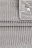 Picture of Koza Home Ivory Gray Border Micro Fiber 100% Cotton 2-Piece Hand Face Towel Set 50 X 90 - 50 X 90 1108A 50 x 90 - 50 90