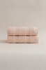 Picture of Koza Home Ivory Salmon Border Micro Fiber 100% Cotton 2-Piece Hand Face Towel Set 50 X 90 - 50 X 90 1109A 50 x 90 - 50 90