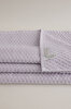 Picture of Koza Home Ivory Lilac Embossed Texture Micro Fiber 100% Cotton 2-Piece Bath Towel Set 50 X 90 - 70 X 140 1117A 50 90 - 70 x 140