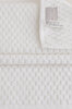 Picture of Koza Home Ivory White Embossed Textured Micro Fiber 100% Cotton 2-Piece Hand Face Towel Set 50 X 90 - 50 X 90 1119A 50 x 90 - 50 90
