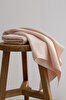 Picture of Koza Home Ivory Salmon Corduroy Micro Fiber 100% Cotton 2-Piece Bath Towel Set 50 X 90 - 70 X 140 1127A 50 90 - 70 x 140