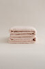 Picture of Koza Home Ivory Salmon Corduroy Micro Fiber 100% Cotton 2-Piece Bath Towel Set 50 X 90 - 70 X 140 1127A 50 90 - 70 x 140
