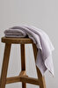 Picture of Koza Home Ivory Lilac Corduroy Micro Fiber 100% Cotton 2-Piece Bath Towel Set 50 X 90 - 70 X 140 1129A 50 90 - 70 x 140