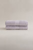 Picture of Koza Home Ivory Lilac Corduroy Micro Fiber 100% Cotton 2-Piece Bath Towel Set 50 X 90 - 70 X 140 1129A 50 90 - 70 x 140