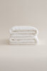 Picture of Koza Home Ivory White Corduroy Micro Fiber 100% Cotton 2-Piece Hand Face Towel Set 50 X 90 - 50 X 90 1131A 50 x 90 - 50 90
