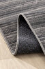 Picture of Koza Halı Stripe Anthracite Rug Non-Slip Base Living Room Living Room Entrance Carpet 33010A 60 x 100