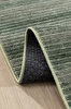 Picture of Koza Halı Stripe Green Rug Non-Slip Base Living Room Living Room Entrance Carpet 33011A 60 x 100