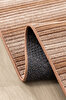 Picture of Koza Halı Stripe Terra Kilim Non-Slip Base Living Room Entrance Carpet 33012A 60 x 100
