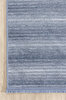 Picture of Koza Carpet Stripe Blue Rug Non-Slip Base Living Room Sitting Room Entrance Carpet 33013A 60 x 100