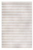 Picture of Koza Halı Stripe Cream Rug Non-Slip Base Living Room Living Room Entrance Carpet 33014A 60 x 100