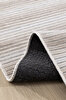 Picture of Koza Halı Stripe Cream Rug Non-Slip Base Living Room Living Room Entrance Carpet 33014A 60 x 100