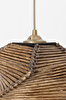 Picture of Koza Carpet Halo Wood Paper Bohemian Chandelier 9089 20 x 75