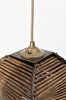 Picture of Koza Carpet Halo Wood Paper Bohemian Chandelier 9089 20 x 75