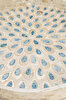 Picture of Koza Home Meander Blue Drop Mother-of-Pearl Mosaic Tray 35 x 4 cm 4321 35x4