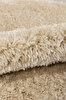 Picture of Koza Home Douro Shaggy Bath Mat Beige Non-Slip Base Circle 80 x 80 cm 80 x 80