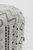 Picture of Koza Home Bliss Gray Ethnic Patterned Cream Puff 45 X H 42 Cm 4280 45 x 42